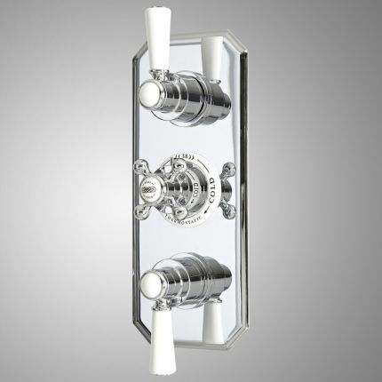 Douchekraan Thermostatisch Inbouw 3-Weg Klassiek met Omstel | Keuze Afwerking | Elizabeth