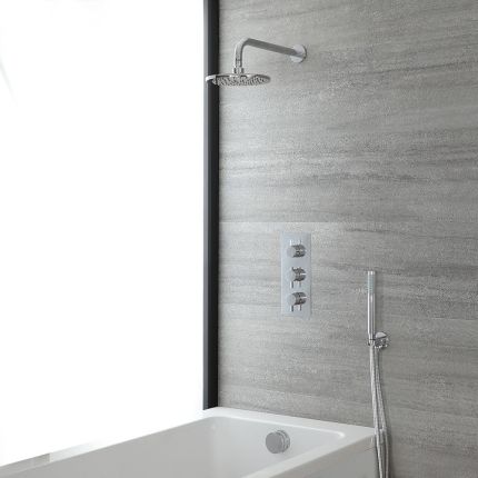 Douche en Bad Systeem Thermostatisch Chromen | Creƫer Uw Eigen Douche en Bad Systeem | Como