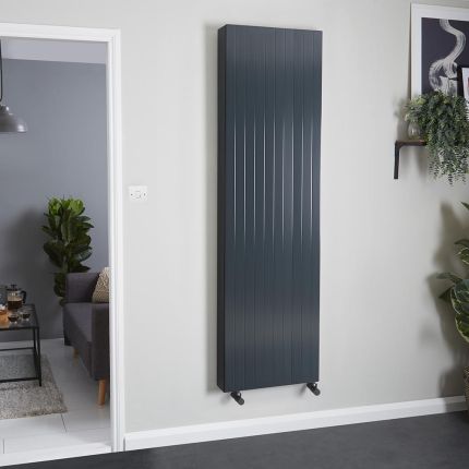 Convector Radiator Verticaal - Dubbel Paneel | Keuze Afmeting en Afwerking | Stelrad Vita Deco K2 van Hudson Reed