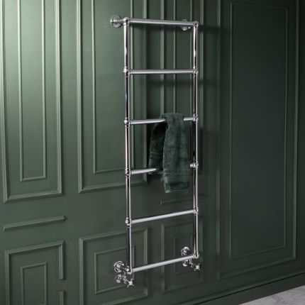 Minimalistische Handdoekradiator Wandmontage Klassiek - Chroom | Keuze Afmeting | Countess