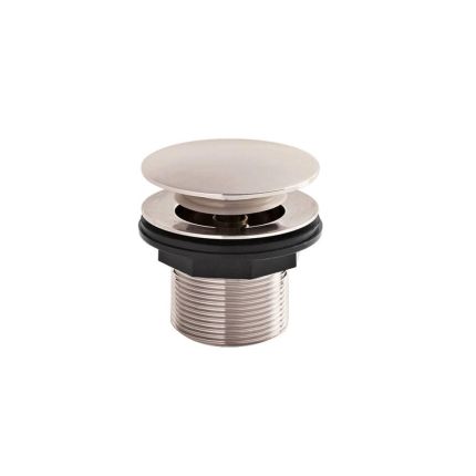 Pop-Up Afvoerplug 60mm voor Bad zonder Overloop - Nikkel