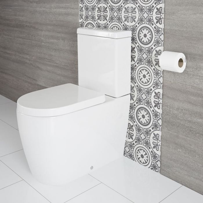 Netjes Echt Roest Duoblok Keramisch Toilet Incl Zachtsluitende Wc Bril | Otterton