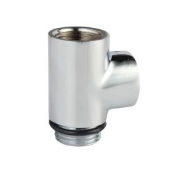 T-Stuk voor Hybride / Dual Fuel Radiator - Chroom