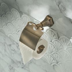 Toiletrolhouder Art Deco | Keuze Afwerking | Earlham