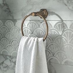 Handdoekring Art Deco | Keuze Afwerking | Earlham