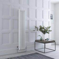Kolomradiator Verticaal 3-Koloms Klassiek Wit | Kies de Afmeting | Windsor
