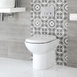 Staand Toilet Modern Rond met Soft-Close WC-Bril | Ashbury