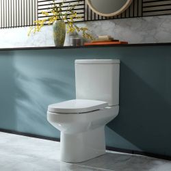 Duoblok Toilet Modern met Soft-Close Toiletzitting | Keuze Afwerking Spoelknop | Covelly
