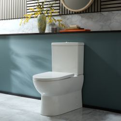 Duoblok Toilet Modern met Soft-Close Toiletzitting | Keuze Afwerking Spoelknop | Hatfield