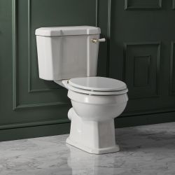 Duoblok Toilet Klassiek Inclusief Toiletzitting | Keuze Toiletzitting en Keuze Afwerking Spoelhendel/Scharnieren Toiletzitting | Richmond