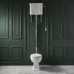 Toilet met Hooghangend Reservoir en Soft-Close Toiletzitting - Klassiek | Elizabeth