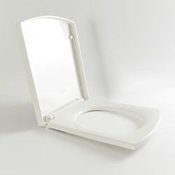 Soft-Close  WC-bril Klassiek Afneembaar Topmontage Wit | Chester