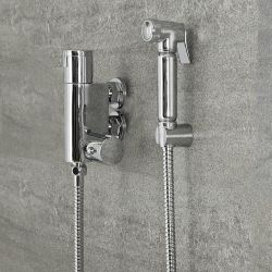 Bidet Sproeier Thermostatisch Modern Chromen | Como