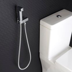 Bidet Sproeier Modern Chromen | Kubix