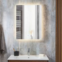 Wandspiegel 60cm x 80cm Modern met LED-Verlichting | Dawson