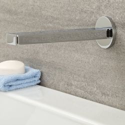 Kraanuitloop voor Bad of Wastafel Wandmontage - Chroom | Aldwick