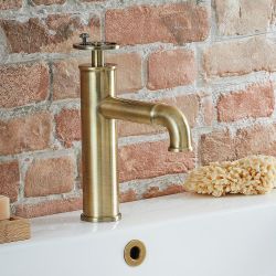 Wastafelmengkraan 1-Gats Industriële Stijl, met Sequentiële Bediening | Keuze Afwerking | Zandra
