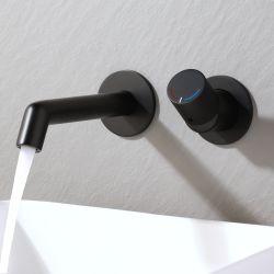 Wastafelmengkraan Muurgemonteerd Modern | Keuze Afwerking | Lune