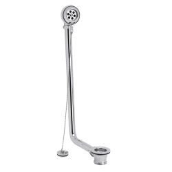 Badafvoercombinatie - Afvoerplug, Overloop en Stop met Ketting voor Vrijstaand Bad - Klassiek | Keuze Afwerking | Elizabeth