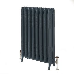 Gietijzeren Radiator 2 Kolommen 95cm Hoog - Hague Blue 30 van Farrow & Ball | Kies de Breedte | Charlotte