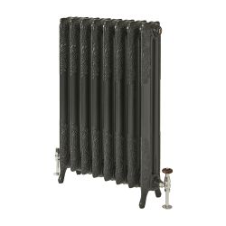 Gietijzeren Radiator 2 Kolommen 95cm Hoog - Railings Grey 31 van Farrow & Ball | Kies de Breedte | Charlotte