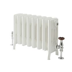 Gietijzeren Radiator Porseleinwit H. 35,7cm x Kies de Breedte| Isabel