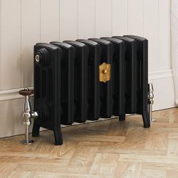 Gietijzeren Radiator Leisteen Zwart H. 35,7cm x Kies de Breedte| Isabel