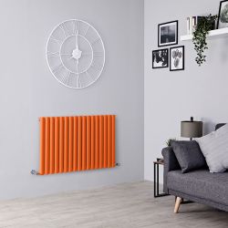 Horizontale Design Radiator Enkel Paneel | Keuze uit Heldere Kleuren en Verschillende Afmetingen | Revive