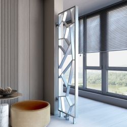 Design Radiator Verticaal 190cm x 55cm Gepolijst Satijn | Tria