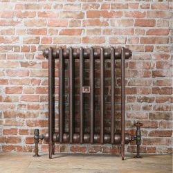 Gietijzeren Radiator Antiek Koper H.66cm x Kies De Breedte | Victoria