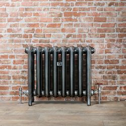 Gietijzeren Radiator Tin Kleur | 56cm Hoog x Kies de Breedte | Erté