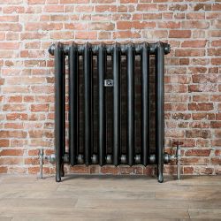 Gietijzeren Radiator Tin Kleur | 76cm Hoog x Kies de Breedte| Erté