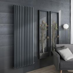 Vloeistofvrije Elektrische Design Radiator Verticaal | Keuze Afmeting en Afwerking | Optie WiFi Thermostaat | Hudson Reed Revive