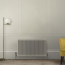 Kolomradiator Horizontaal 3-Kolommen Klassiek | Keuze Afmeting en Keuze Neutrale Afwerkingen | Windsor