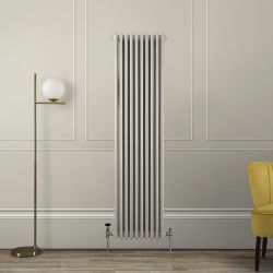 Kolomradiator Verticaal 3-Kolommen Klassiek | Keuze Afmeting en Keuze Neutrale Afwerkingen | Windsor