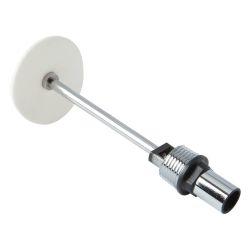 Stromingsbuis Radiator (15mm Aansluiting) - Zwart