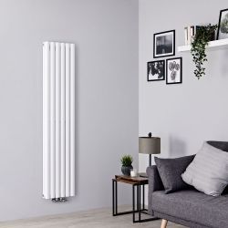 Design Radiator Verticaal Middenaansluiting Wit | Keuze Afmeting | Watt | Revive Caldae