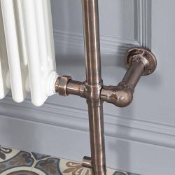 Kabelafdekking voor Verwarmingselement - Geborsteld Brons