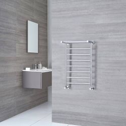 Handdoekradiator met Extra Bovenrek - Chroom | Keuze Afmeting | Pendle