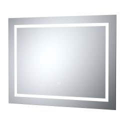 Spiegel 80cm x 60cm met Spiegelverwarming en LED Verlichting 21W