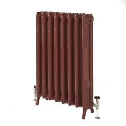 Gietijzeren Radiator 2 Kolommen 95cm Hoog - Eating Room Red 43 von Farrow & Ball | Kies de Breedte | Charlotte