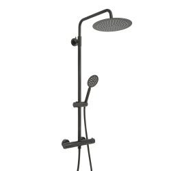 Douchekolom Thermostatisch Modern met Ronde Douchekop en Handdouche - Keuze Afwerking
