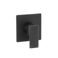 Douchekraan 1-Weg  Handmatig Modern Vierkant Zwart | Preto