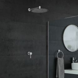 Doucheset Inbouw 1-Weg 30cm Ronde Douchekop Chroom | Como