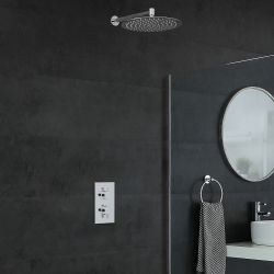 Como 1-weg Inbouw Thermostaatkraan incl d.20cm Douchekop en Douche-arm