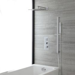 Douche en Bad Systeem Thermostatisch Chromen | Creëer Uw Eigen Douche en Bad Systeem | Kubix