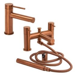 Wastafelmengkraan en Bad-douchemengkraan met Handdouche - Modern | Keuze Afwerking | Otto