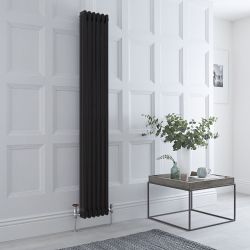 Kolomradiator Verticaal 3-Koloms Klassiek Zwart | Keuze Afmetingen en Poten | Windsor