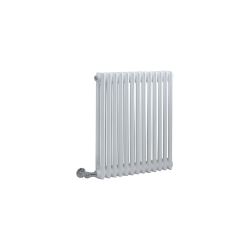 Elektrische Design Radiator Horizontaal 2 Kolommen Klassiek Wit 60,5 x 60cm Met Optionele WiFi-Thermostaat | Windsor