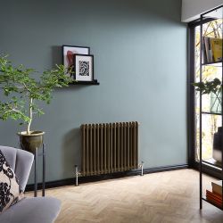 2-Koloms Horizontale Radiator - Keuze Metallic Kleuren | Keuze Afmeting | Windsor
